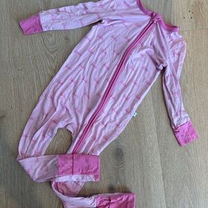 Posh Peanut Barbie Footed Zip Up Pajamas